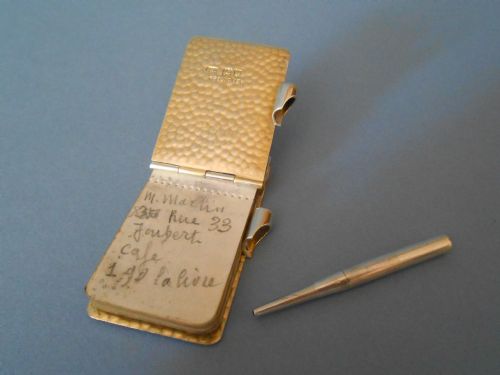 GORGEOUS SOLID SILVER CARNET DE BAL 1901 - ADDITIONAL PHOTO 2