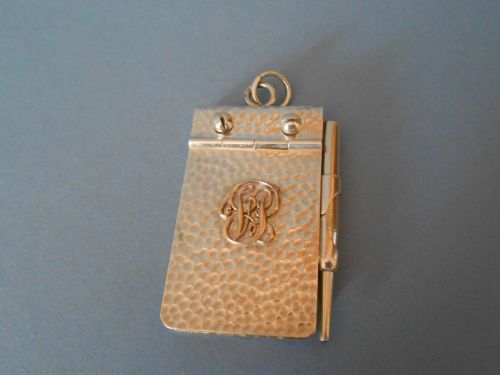 GORGEOUS SOLID SILVER CARNET DE BAL 1901 - ADDITIONAL PHOTO 7