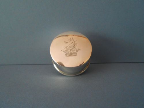 ANTIQUE SOLID SILVER NEOCLASSICAL TEA CADDY 1912 - ADDITIONAL PHOTO 4