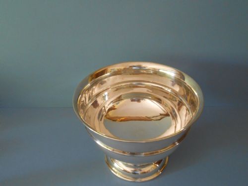 SOLID SILVER PUNCH BOWL CHESTER 1913 798G - ADDITIONAL PHOTO 1