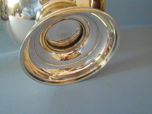 SOLID SILVER PUNCH BOWL CHESTER 1913 798G - ADDITIONAL PHOTO 2