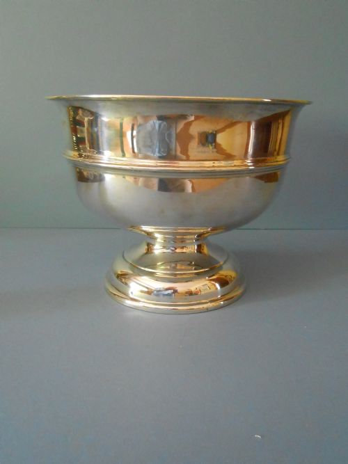 SOLID SILVER PUNCH BOWL CHESTER 1913 798G - ADDITIONAL PHOTO 3