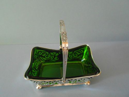 ANTIQUE SILVER BASKET 1909 - ADDITIONAL PHOTO 2