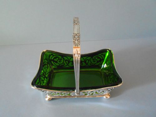 ANTIQUE SILVER BASKET 1909 - ADDITIONAL PHOTO 5
