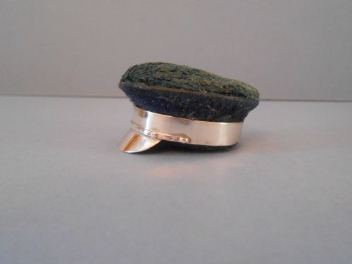 ANTIQUE SOLID SILVER WWI PIN CUSHION 1914 - ADDITIONAL PHOTO 2