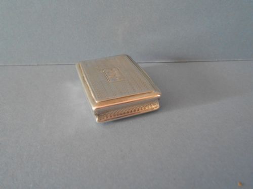 NATHANIAL MILLS GEORGIAN SILVER VINAIGRETTE 1828 - ADDITIONAL PHOTO 6