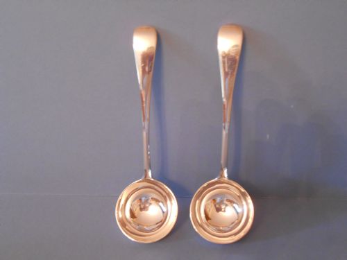 PAIR OF ANTIQUE SILVER LADLES 1917 - ADDITIONAL PHOTO 4