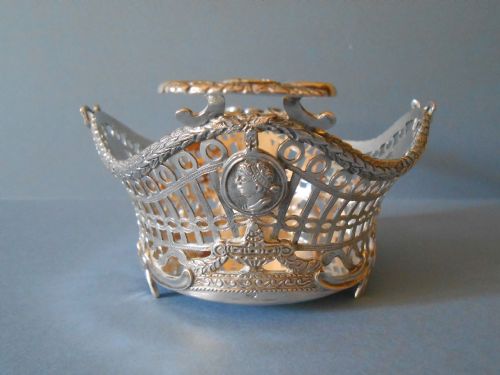 STUNNING SOLID DUTCH SILVER BASKET - ADDITIONAL PHOTO 3