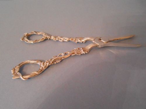 SOLID SILVER GRAPE SCISSORS 1904 - ADDITIONAL PHOTO 3