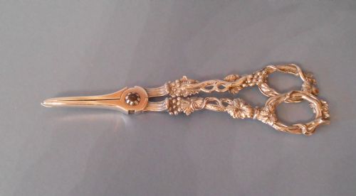 SOLID SILVER GRAPE SCISSORS 1904 - ADDITIONAL PHOTO 4