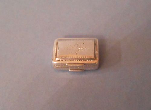 ANTIQUE GEORGIAN SOLID SILVER VINAIGRETTE - ADDITIONAL PHOTO 6