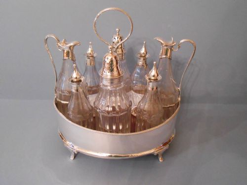 GEORGE III SOLID SILVER CRUET HENNELL - ADDITIONAL PHOTO 1