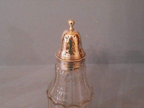 GEORGE III SOLID SILVER CRUET HENNELL - ADDITIONAL PHOTO 6