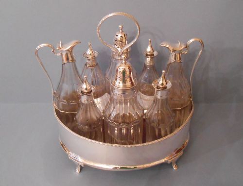 GEORGE III SOLID SILVER CRUET HENNELL - ADDITIONAL PHOTO 10