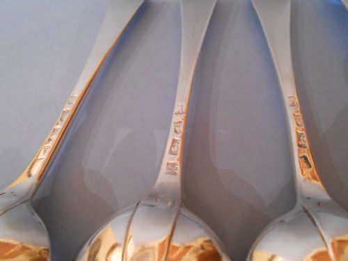 SET OF 6 GEORGIAN SILVER TABLE SPOONS 1768 - ADDITIONAL PHOTO 4