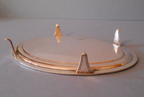 SOLID SILVER TEAPOT STAND 1912 - ADDITIONAL PHOTO 3
