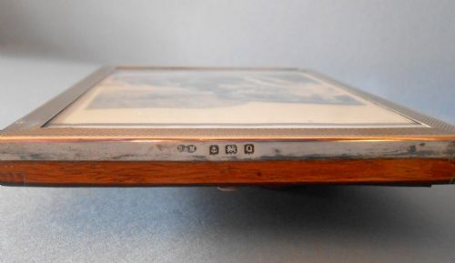 ANTIQUE SOLID SILVER PICTUREPHOTOGRAPH FRAME 1940 - ADDITIONAL PHOTO 1