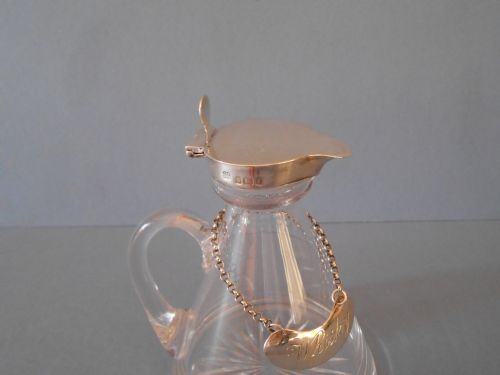 ANTIQUE SILVER WHISKEY NOGGIN 1904 - ADDITIONAL PHOTO 1