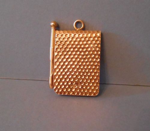 SOLID SILVER AIDEMEMOIRECARNET DE BAL 1901 - ADDITIONAL PHOTO 1