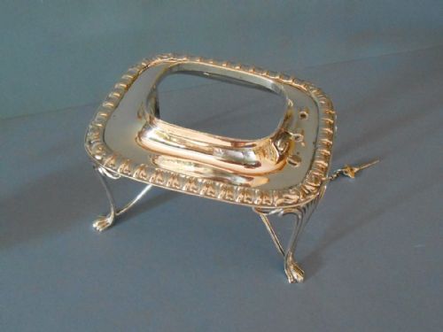 ANTIQUE EDWARDIAN SOLID SILVER SPIRIT KETTLE 1904 - ADDITIONAL PHOTO 3
