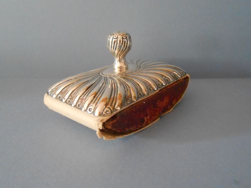 LARGE VICTORIAN SILVER INK BLOTTER COMYNS 1899 - ADDITIONAL PHOTO 1