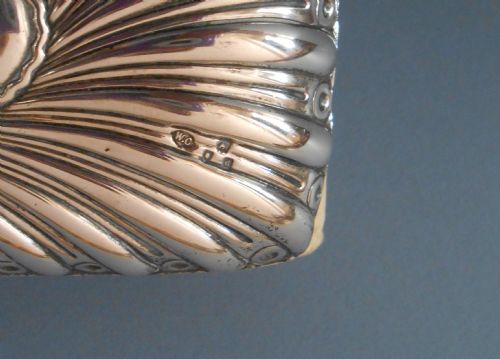 LARGE VICTORIAN SILVER INK BLOTTER COMYNS 1899 - ADDITIONAL PHOTO 3