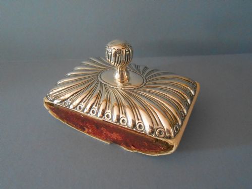 LARGE VICTORIAN SILVER INK BLOTTER COMYNS 1899 - ADDITIONAL PHOTO 5