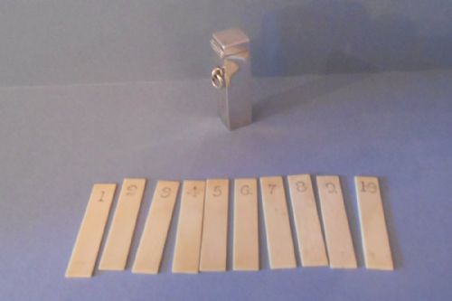 ANTIQUE SOLID SILVER EDWARDIAN 10 PEG SHOOTING BUTT MARKER - ADDITIONAL PHOTO 5