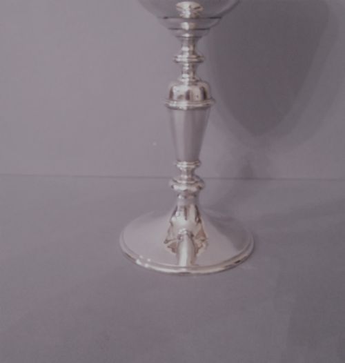HEAVY SOLID SILVER CHALICEGOBLETTROPHYCUP MAPPIN WEBB - ADDITIONAL PHOTO 2