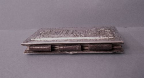 ANTIQUE SILVER DOUBLE CASTLE TOP AIDEMEMOIRE NATHANIAL MILLS - ADDITIONAL PHOTO 7