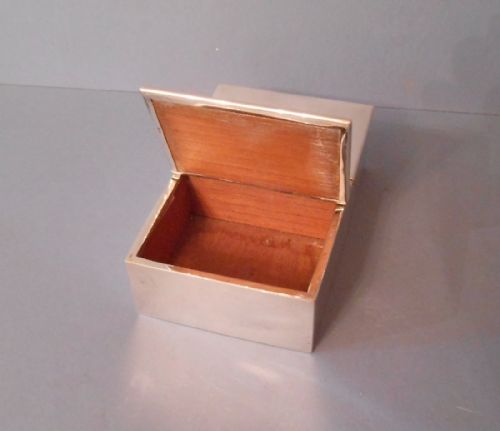 SOLID SILVER PARTNERS CIGARCIGARETTE BOX 1922 - ADDITIONAL PHOTO 5