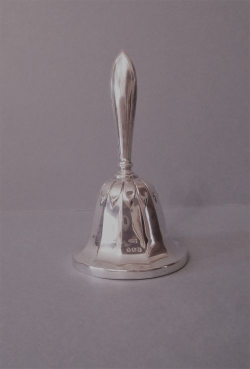 antique solid silver table bell 1924 - CATEGORY: ANTIQUE SILVER - DATED 1920