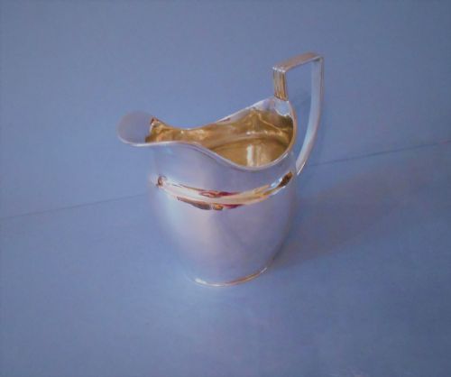 ANTIQUE SOLID SILVER VICTORIAN JUG - ADDITIONAL PHOTO 1