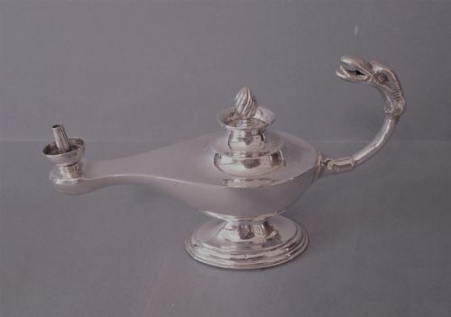 antique silver table lighter 1904 - CATEGORY: ANTIQUE SILVER - DATED EDWARDIAN