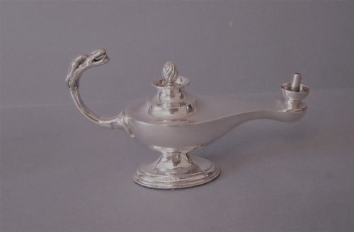 ANTIQUE SILVER TABLE LIGHTER 1904 - ADDITIONAL PHOTO 1