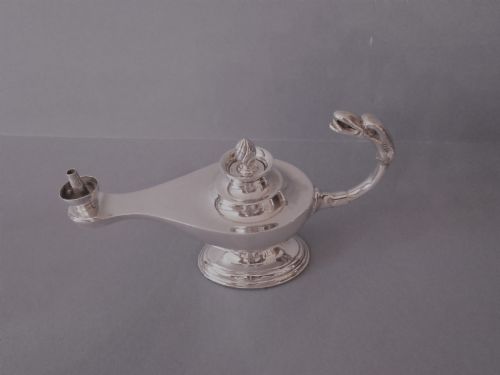ANTIQUE SILVER TABLE LIGHTER 1904 - ADDITIONAL PHOTO 3