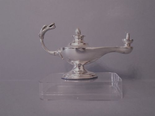 ANTIQUE SILVER TABLE LIGHTER 1904 - ADDITIONAL PHOTO 6