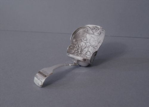 GEORGIAN SILVER CADDY SPOON PEMBERTON 1813 - ADDITIONAL PHOTO 1