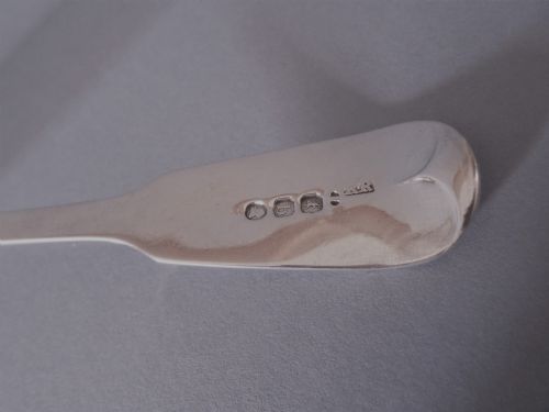 ANTIQUE SILVER GEORGE III SIFTER SPOON 1817 - ADDITIONAL PHOTO 3
