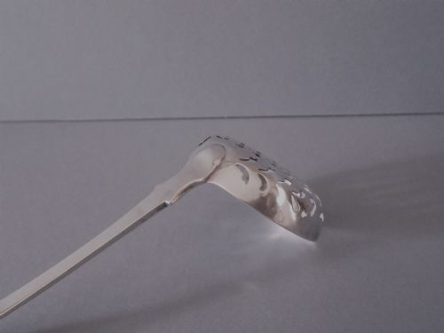 ANTIQUE SILVER GEORGE III SIFTER SPOON 1817 - ADDITIONAL PHOTO 5