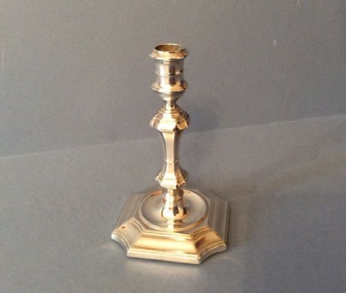 antique solid silver taper or candlestick - CATEGORY: ANTIQUE SILVER - DATED VICTORIAN
