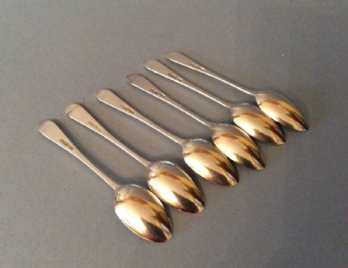 SIX ANTIQUE SILVER VICTORIAN GLASGOW TEASPOONS - ADDITIONAL PHOTO 1