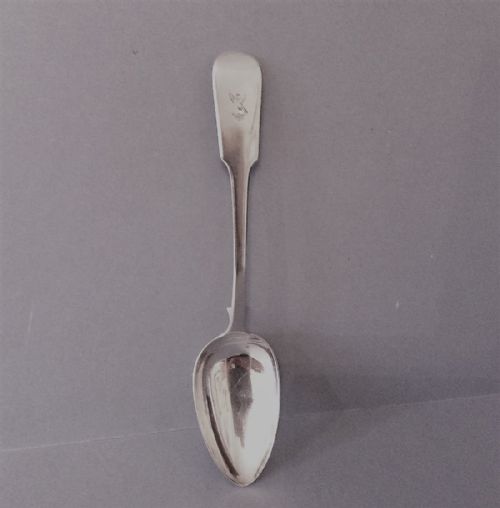 antique george iii silver servingtablespoon - CATEGORY: ANTIQUE SILVER - DATED GEORGIAN