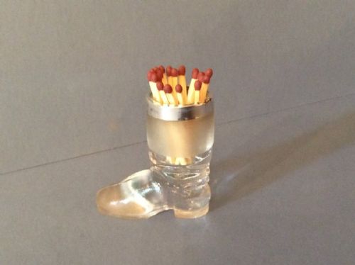 ANTIQUE NOVELTY SILVERGLASS TABLE VESTAMATCH HOLDER - ADDITIONAL PHOTO 1