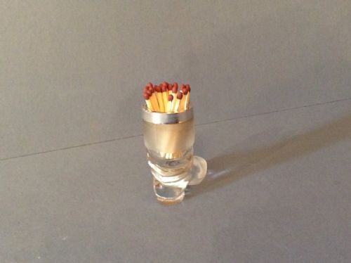 ANTIQUE NOVELTY SILVERGLASS TABLE VESTAMATCH HOLDER - ADDITIONAL PHOTO 2