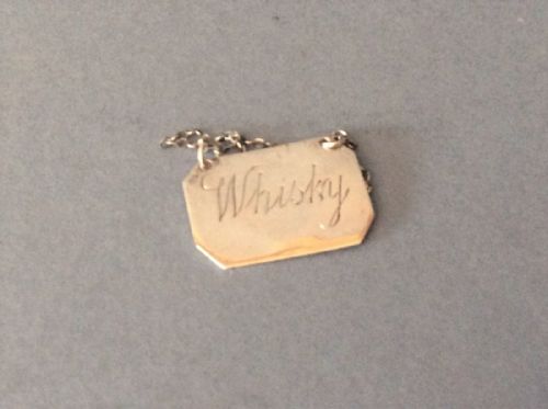 ANTIQUE SILVERLIDDED WHISKEY NOGGIN WITH LABEL - ADDITIONAL PHOTO 5