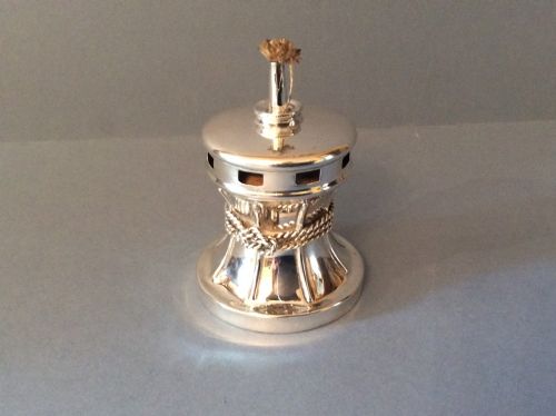 antique solid silver novelty table lighter - CATEGORY: ANTIQUE SILVER - DATED EDWARDIAN
