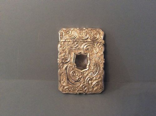 SOLID SILVER CARD CASE NATHANIAL MILLS - ADDITIONAL PHOTO 3