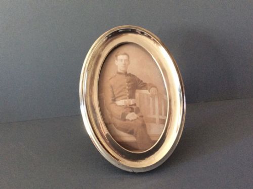 SOLID SILVER PHOTOGRAPH FRAME 1917 - ADDITIONAL PHOTO 2