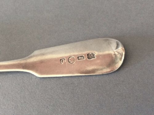 SET OF SIX ANTIQUE VICTORIAN YORK SILVER TEASPOONS - ADDITIONAL PHOTO 1
